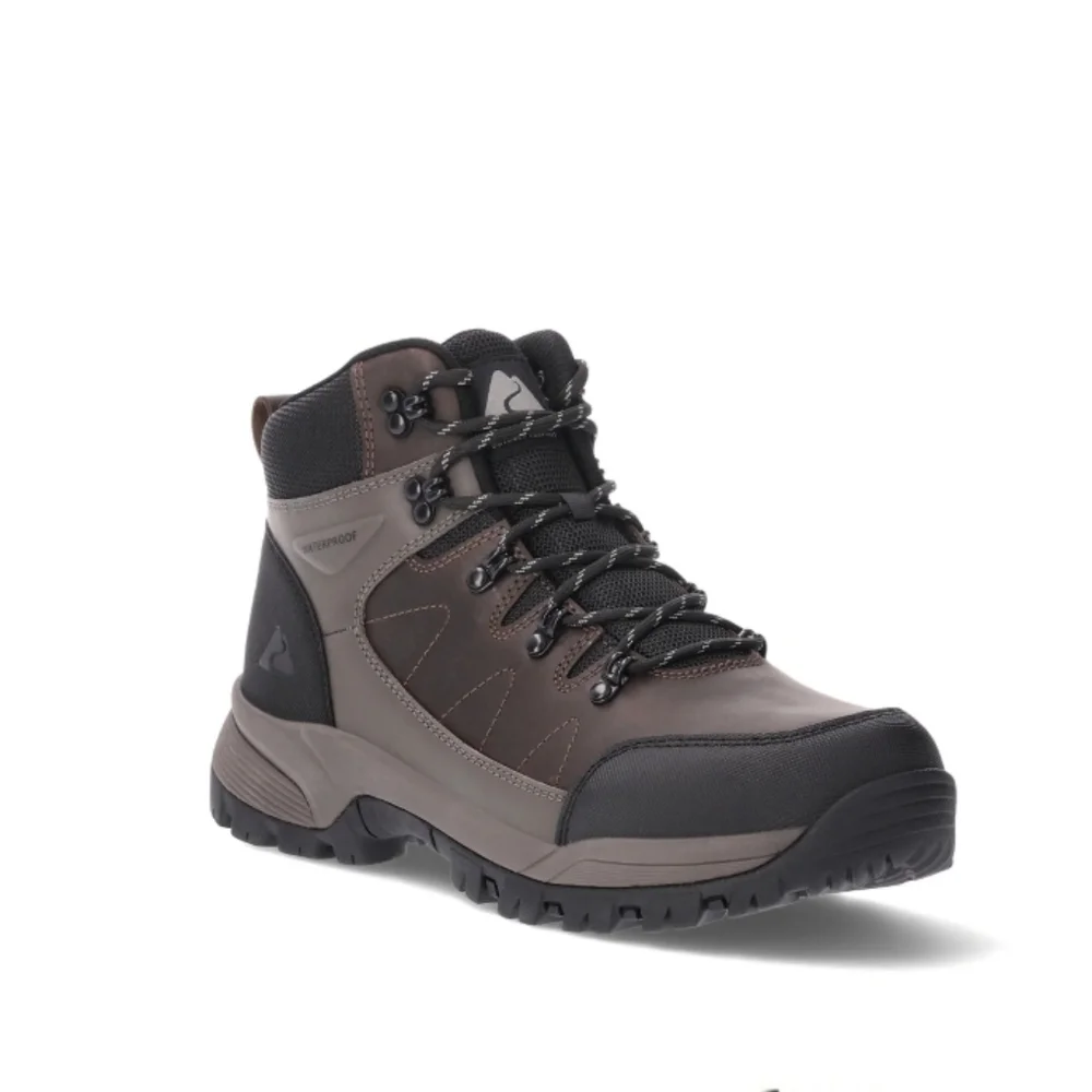 Ozark Trail Meadows 2.0 Brown Black leather waterproof Hiking Boots
